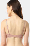 Amante Padded Wired Low Coverage T-Shirt Bra - Mellow Rose — thumbnail 3